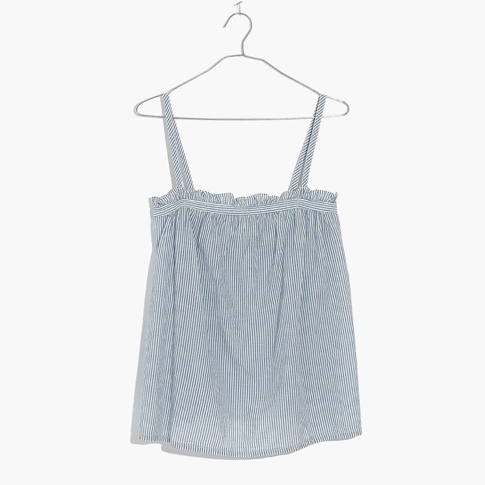 Madewell Striped Tie Strap Cami